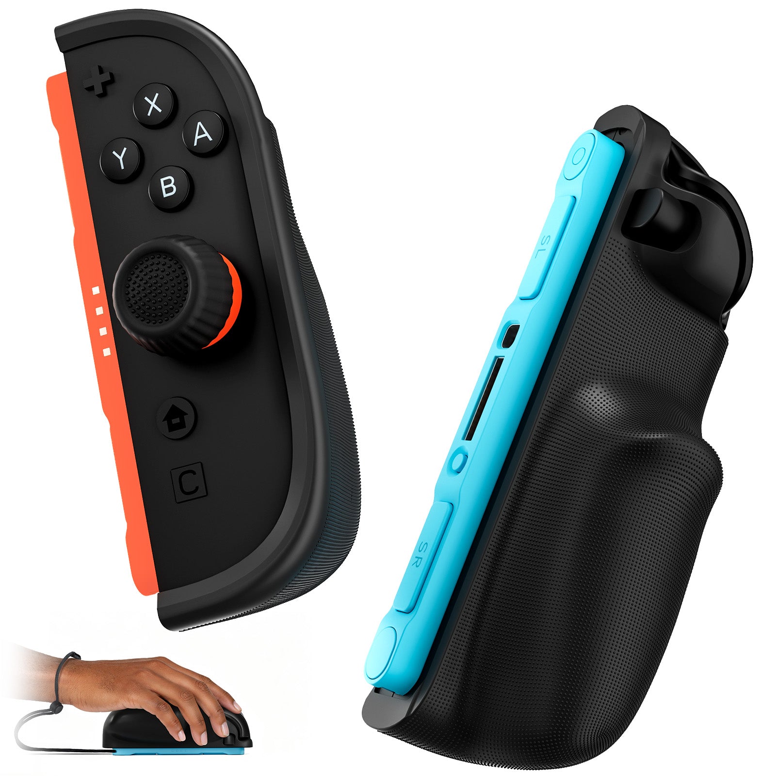 COOWPS P2 Ergonomic Grip for Nintendo Switch 2