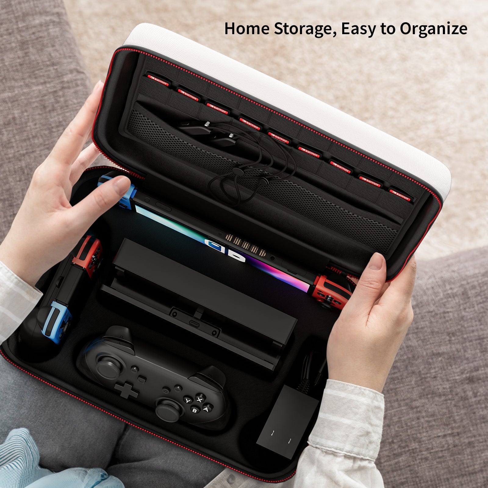 Switch Portable Full Protection Carrying Travel Case