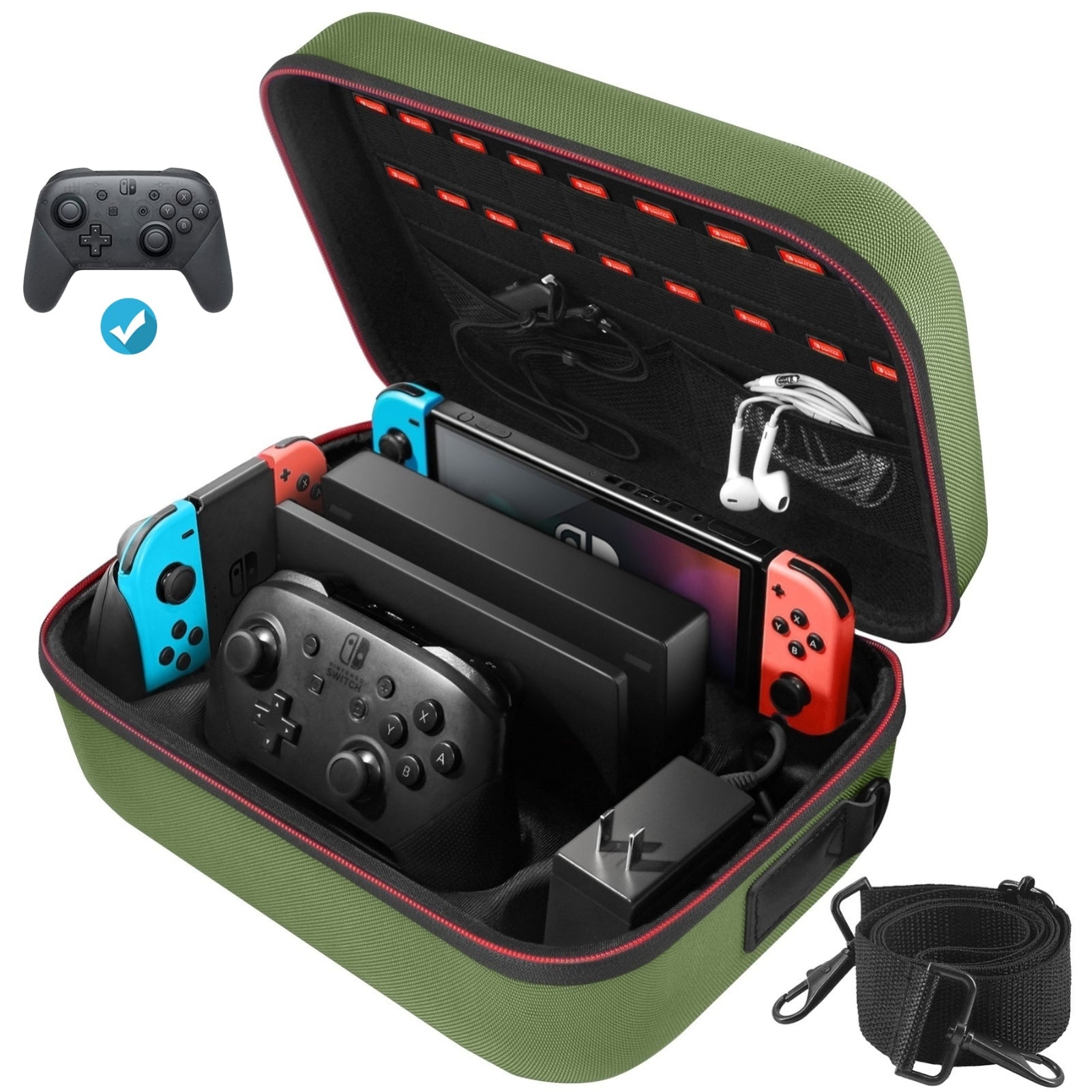 Switch Portable Full Protection Carrying Travel Case
