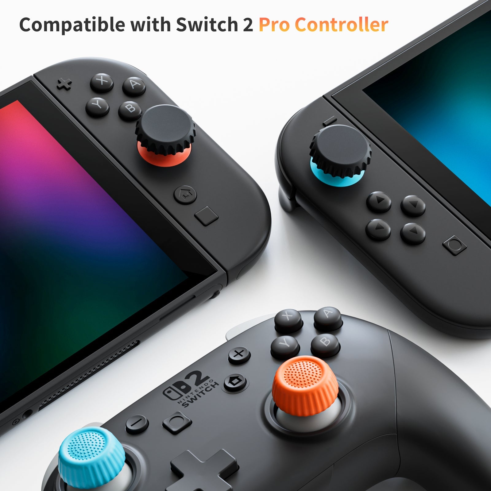 Thumb Grip Caps for Nintendo Switch 2, 4PCS