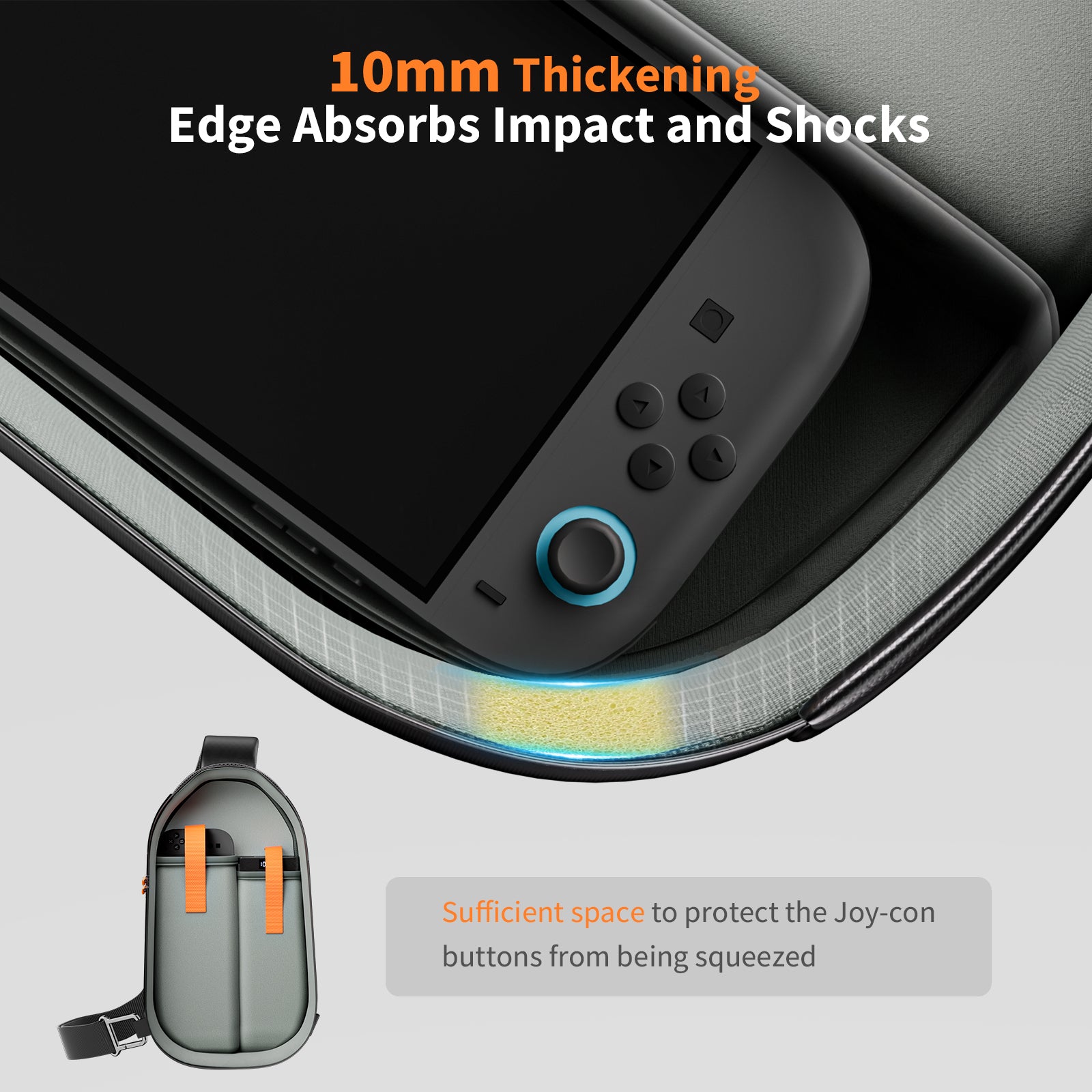 Protective shoulder case for switch2