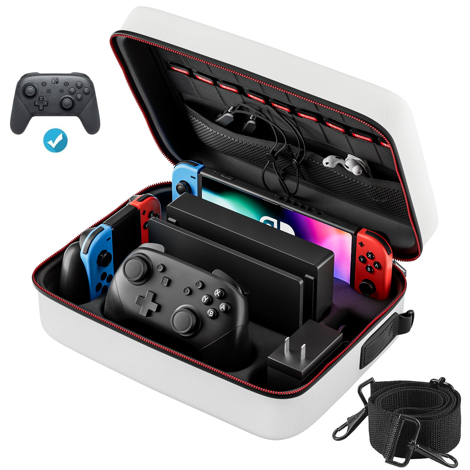 Switch Portable Full Protection Carrying Travel Case