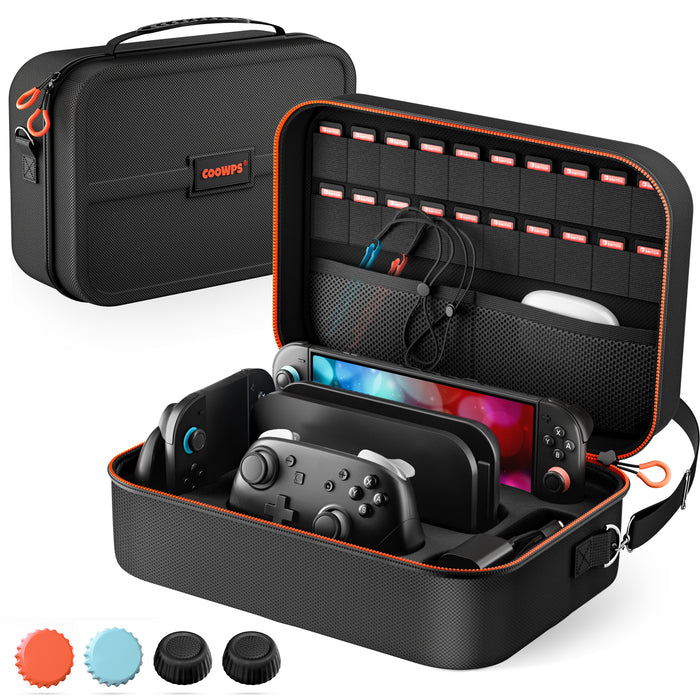 C2 Switch 2 Carrying Case - All-In-One Hard Shell Protection | COOWPS