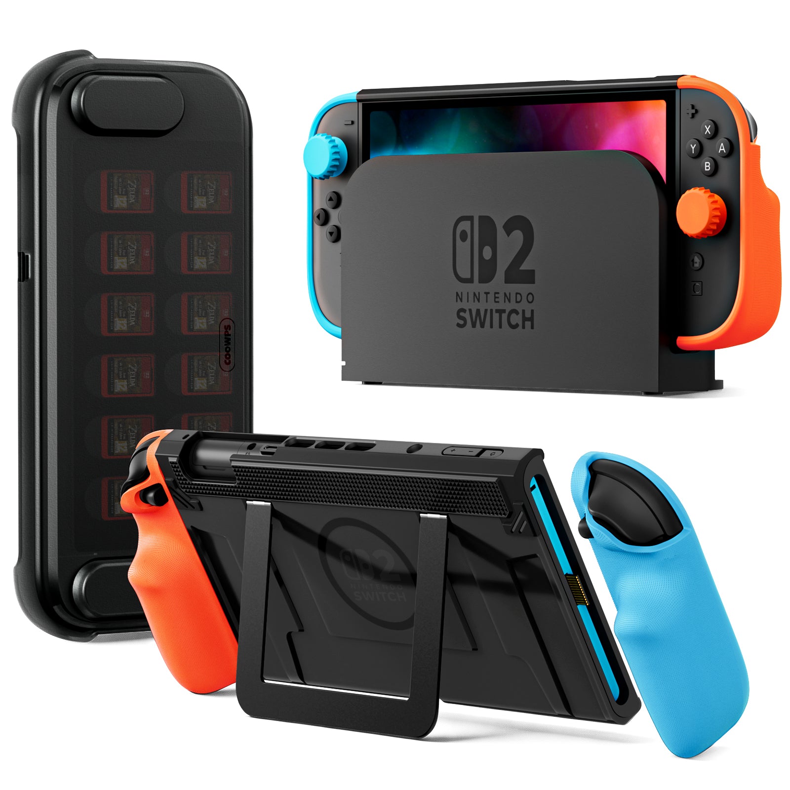 Dockable Protective Case for Nintendo Switch 2 | COOWPS