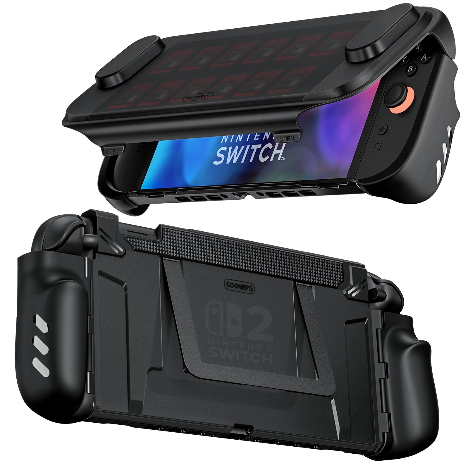 COOWPS P3 for Nintendo Switch 2 Case with Flip Stand