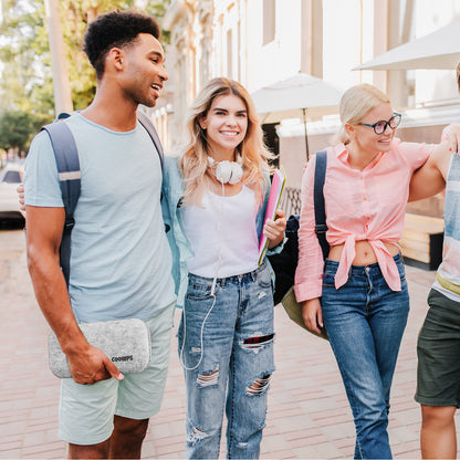 COOWPS Slim Switch 2 Case for Nintendo Switch 2 2025, with 4Pcs Thumb Grips, Odorless Felt Ultra Hard Military Grade Protection, Soft Lining Carrying Case with 8 Game Card Slots