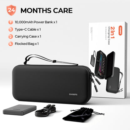 Nintendo Switch 2 Carrying Case with Portable Power Bank