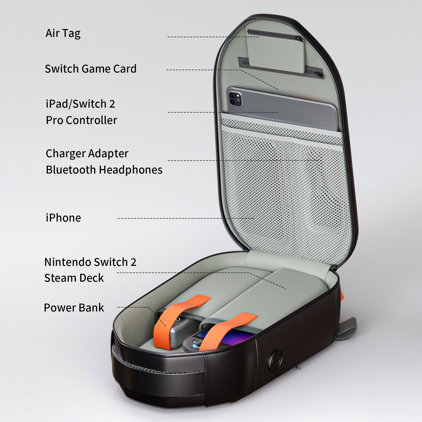 Protective shoulder case for switch2