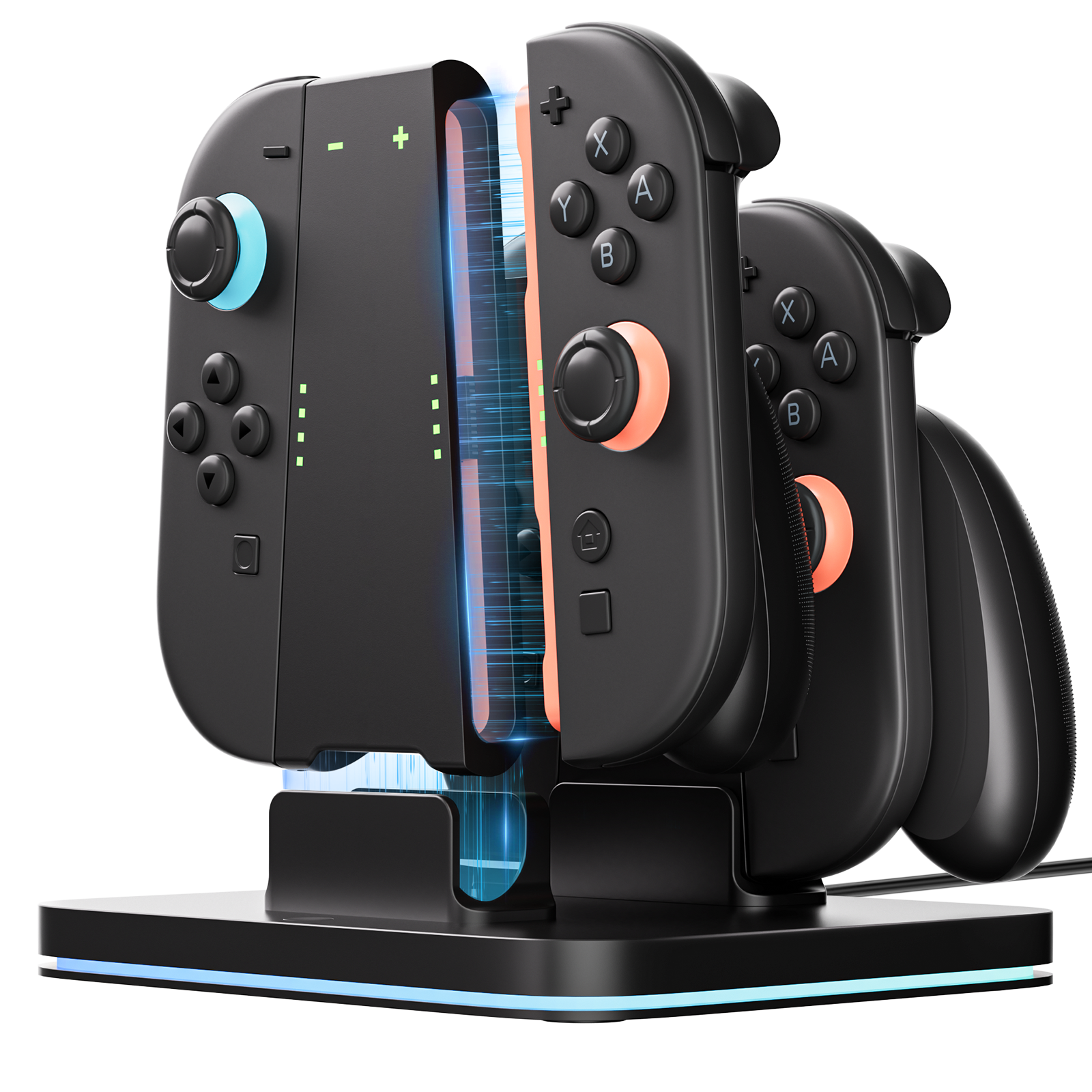 COOWPS 3 in 1 Switch 2 Charging Grip and Dock for Nintendo Switch 2 Joy-Con 2025