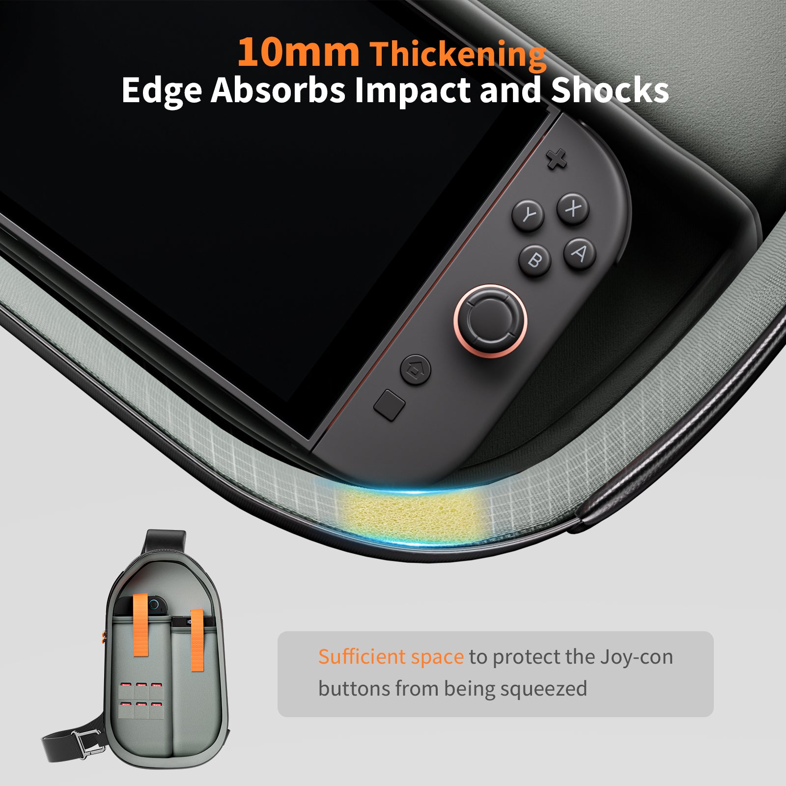 Protective shoulder case for switch2