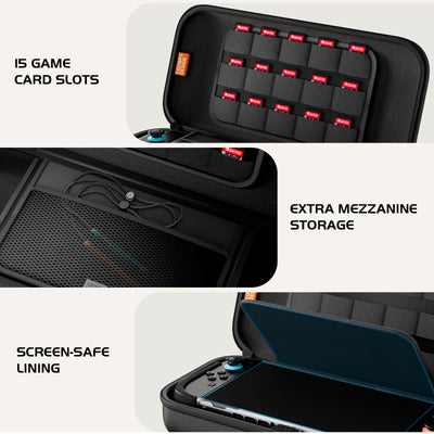 COOWPS Carrying Case for Nintendo Switch 2/Steam Deck