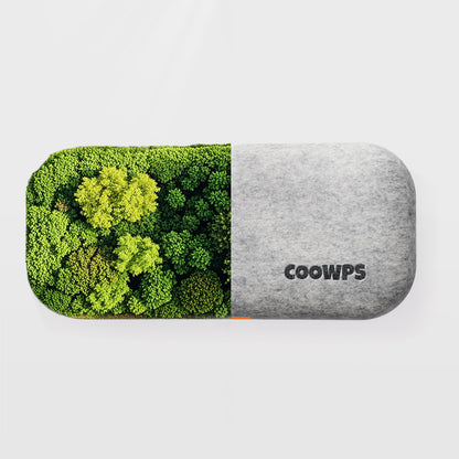 COOWPS Slim Switch 2 Case for Nintendo Switch 2 2025, with 4Pcs Thumb Grips, Odorless Felt Ultra Hard Military Grade Protection, Soft Lining Carrying Case with 8 Game Card Slots