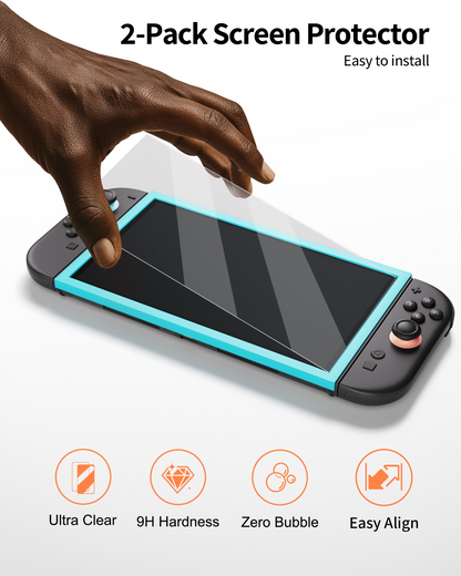 COOWPS 15 IN 1 Switch 2 Pro Controller Accessories Bundle