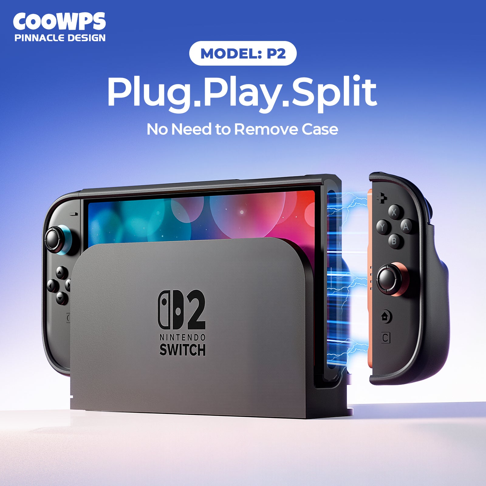 COOWPS Split Protective Case for Nintendo Switch 2 2025