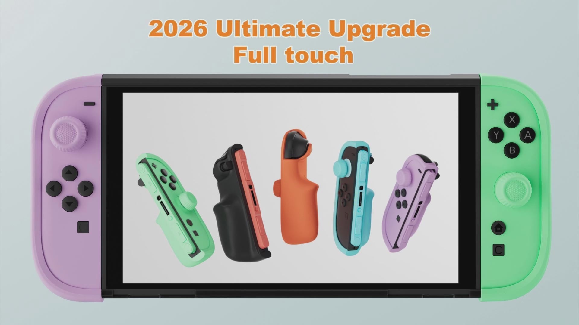 Load video: COOWPS P2 Ergonomic Grip for Nintendo Switch 2